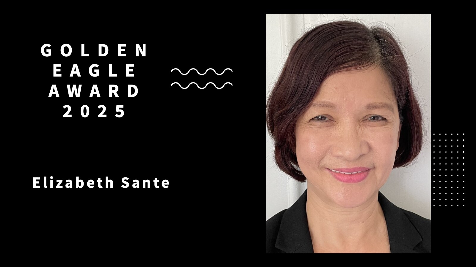Golden Eagle Award 2025 — Elizabeth Sante