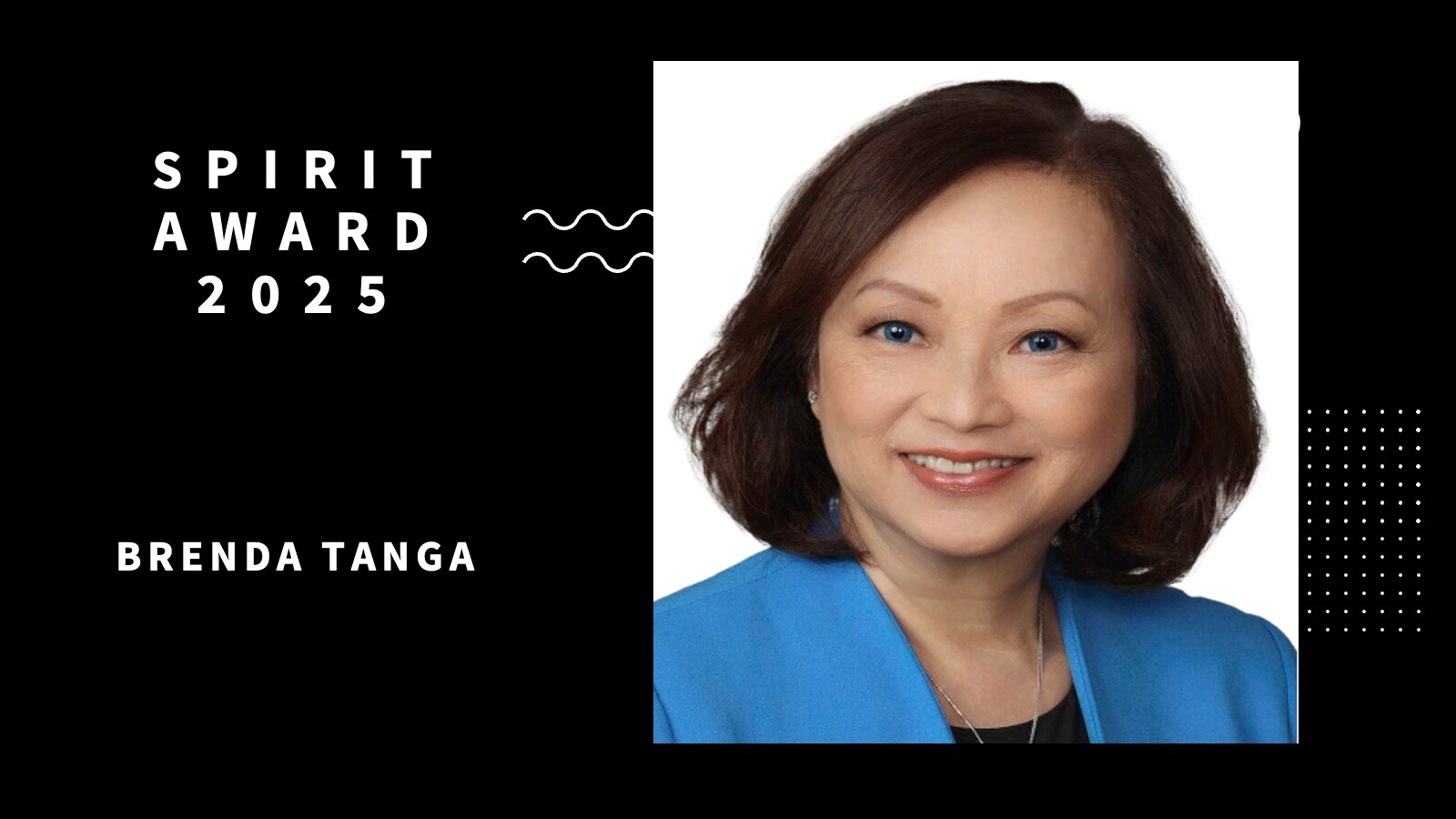 Spirit Award 2025 — Brenda Tanga